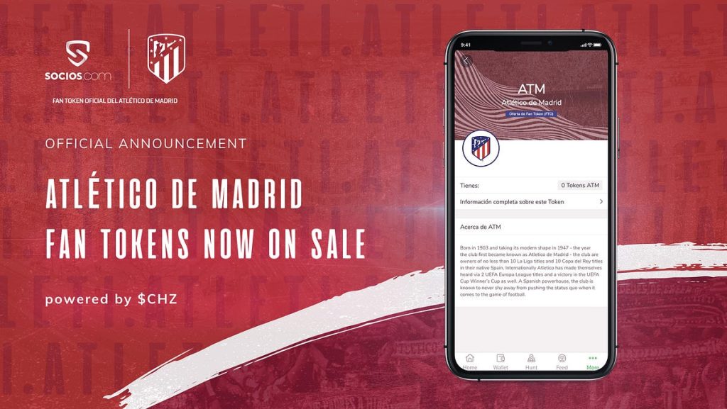 Accept Atletico De Madrid Fan Token Payments ATM Payment Gateway